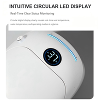 WC intelligent de luxe avec bidet intégré, affichage numérique, siège chauffant et chasse d'eau automatique – Idéal pour villa et suite.