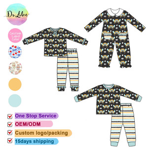 Set Casual per Ragazzi a Maniche Lunghe con Stampa in Seta di Latte, Pigiama Intero per Bambini - Product Image 1