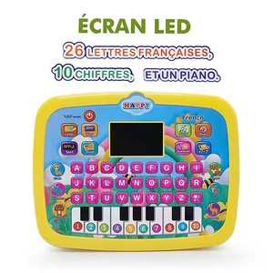 Máquinas de aprendizaje de puntos de pantalla LED francesa letras educativas palabras almohadillas de aprendizaje niños aprendizaje tableta chico tabletas para niños juguete - Product Image 6
