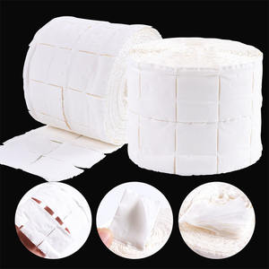 300 Piezas de Almohadillas de Algodón para Limpiar Uñas, Manicura, Arte de Uñas, Herramienta de Limpieza, Removedor de Esmalte, Rollo Pequeño de Papel - Product Image 1
