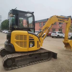 Excavadora <span class=keywords><strong>Komatsu</strong></span> <span class=keywords><strong>PC55MR</strong></span> Usada de Alta Calidad, 5.5 Toneladas, Excavadora Japonesa de Segunda Mano con Motor, Componentes Centrales del Engranaje, Precio Económico - Product Image 1