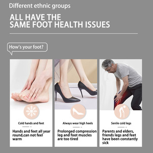 Appareil de physiothérapie des pieds à domicile, instrument bio-énergétique à résonance haute fréquence, soulage la fatigue, machine de massage chauffante pour les pieds - Product Image 4