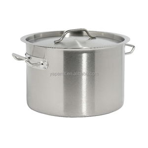 Set di <span class=keywords><strong>Pentole</strong></span> Grandi da 30 Quarti in Acciaio Inox, Pentola per Zuppa con Fondo Composito per Uso Commerciale Intensivo - Product Image 4