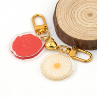 Porte-clés en acrylique une pièce Porte-clés en acrylique imprimé personnalisé Porte-clés en acrylique de téléphone en plastique écologique Charme de chaîne Cadeaux promotionnels