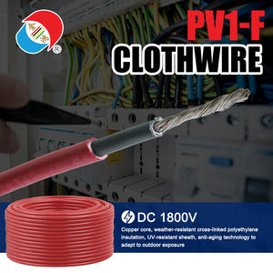 كابل طاقة شمسية 1KV DC موصل نحاسي معلب مجدول XLPE/PE كابلات طاقة مقاومة للأشعة فوق البنفسجية لأنظمة - Product Image 3