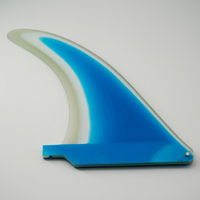 Quilha surf Offre Spéciale personnaliser conception longboard fin en fibre de verre centre ailerons de planche de surf ailettes simples