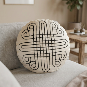 Designer <b>Pillow</b> Cover Bohemian Living Room Decorative Printed in Jute Cotton Home Decoration <b>Sofa</b> Couch - Product Image 2