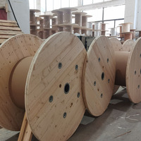 Tambour d'enroulement de câble personnalisé en usine contreplaqué en bois bobine de tambour de bobine de câble électrique vide