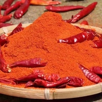 Poudre de piment rouge naturel séché de qualité supérieure en vrac pour la restauration et les condiments