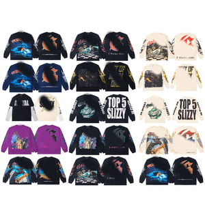 เสื้อสเวตเชิ้ตสตรีทแวร์ Gxdspeed จากโรงงานโดยตรง |   เสื้อสเวตเตอร์คอกลมแขนยาวลายกราฟิกขนาดใหญ่สำหรับผู้ชายและผู้หญิง - Product Image 1