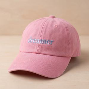 Casquettes de baseball personnalisées à 6 panneaux avec logo brodé, en coton, non structurées, style « dad hat » - Product Image 3