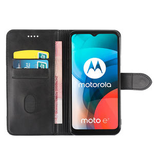 Étui à rabat pour Motorola G Stylus <span class=keywords><strong>5G</strong></span> en cuir PU avec accessoires de couverture arrière de téléphone portable en TPU pour MOTO G7 Plus One Zoom E6 Play - Product Image 3
