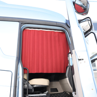 Rideaux en Suède Personnalisables de Haute Qualité pour Camions, Arrière, avec Logo Brodé en PVC pour Scania/Volvo/Howo/Man/Daf/BMW/Renault/Mercedes