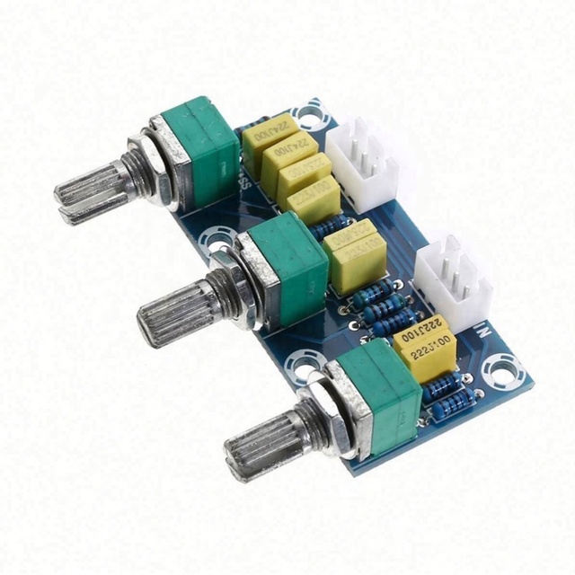 XH-M802 Passive Tone Board Professional Volume Bass Treble Control Preamplifier Module