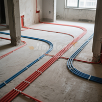 Commande en gros de conduits isolants en PVC durables, résistants à la chaleur, résistants à la corrosion, pour usage industriel, tubes électriques ISO