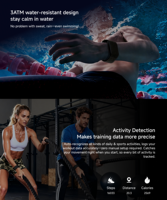 Bracelet intelligent sans écran OEM ODM, suivi de la santé et de la forme physique, moniteur de fréquence cardiaque, moniteur de sommeil, suivi d'activité, bracelet intelligent personnalisé