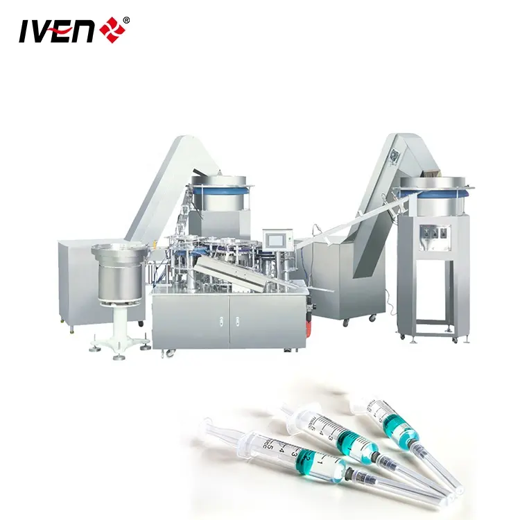 Đầy đủ-tự động lắp ráp cho các kích cỡ khác nhau của ống tiêm/tốc độ cao ống tiêm Máy Làm ống tiêm Thùng thiết bị in ấn