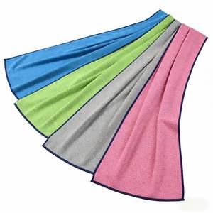 Serviette rafraîchissante en microfibre personnalisée, séchage rapide, anti-transpiration, effet glace, pour le sport, la gym, la course à pied, avec logo personnalisé - Product Image 1