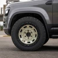Venta de Fábrica: Llanta de Aleación de Aluminio de 17 Pulgadas con 6 Hoyos para 4x4 Todoterreno, 6x139.7, para Coche de Pasajeros Deportivo, con Disco de Neumático