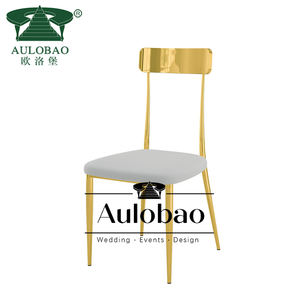 Sillas para eventos apilables de acero inoxidable para salones de banquetes Bodas - Product Image 6