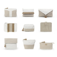 2020 gros femme mode sac blanc bambou beauté cosmétiques voyage étui à maquillage