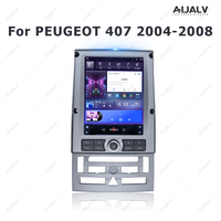 Lecteur CD multimédia populaire avec écran vertical de 9,7 pouces, adapté à la modification Android Carplay Radio pour PEUGEOT 407 2004-2008