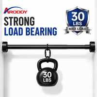 ARODDY 1300+ Clients Tringle à rideau à tension sans perçage avec verrouillage interne 25 mm, 0,7-1,2 m, en acier au carbone antirouille à paroi épaisse