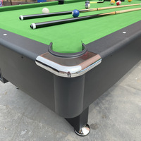 Table de snooker Naipni de 8 pieds avec pied en métal de style moderne Design pliable-Prix de vente promotionnel peu encombrant