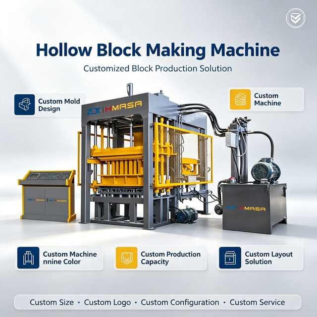 QTY4-15 Automatic Concrete Electric Brick Making Machine PLC Engine Hydraulic Pressure High Capacity Multi-Voltage