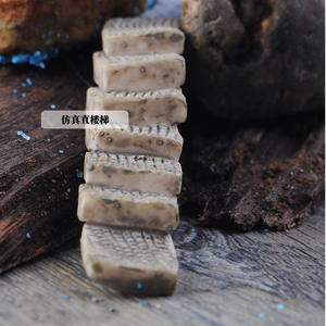 Pxwg table de sable modèle micro-paysage pile piscine prairie rétro bien montagne eau pont en bois étape bateau - Product Image 4