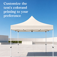 Tente extérieure pliable 3x3 pieds, imperméable, coupe-vent, protection solaire, durable, en PVC monocouche, pour expositions et salons professionnels, grands événements