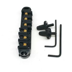 Kit de pont de guitare électrique en alliage de zinc avec <span class=keywords><strong>barre</strong></span> de maintien et cordier pour guitare LP à 6 cordes - Product Image 5