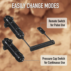 Nhà máy có thể điều chỉnh màu xanh lá cây laser Sight với công tắc áp suất và 2 gắn kết - Product Image 4