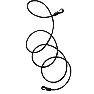 Ganchos de remolque de acero negro, 1M de longitud, gancho doble, cuerda elástica, uso en exteriores - Product Image 1