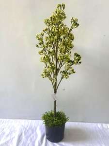 <span class=keywords><strong>Grand</strong></span> <span class=keywords><strong>olivier</strong></span> artificiel décoratif de jardin d'intérieur Plante d'intérieur décorative en plastique en <span class=keywords><strong>pot</strong></span> - Product Image 2