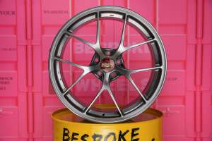 नया जाल डिजाइन एक टुकड़ा जाली एल्यूमीनियम मिश्र धातु पहियों काले फिनिश सार्वभौमिक फिटमेंट 15-26 इंच 5x 114.3/112/130/100 मिमी 10 वर्ष - Product Image 3