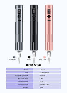 Kit de Microblading Inalámbrico, Máquina de Micropigmentación PMU, Pluma de Tatuaje de Maquillaje Semipermanente para Cejas y Labios - Product Image 4