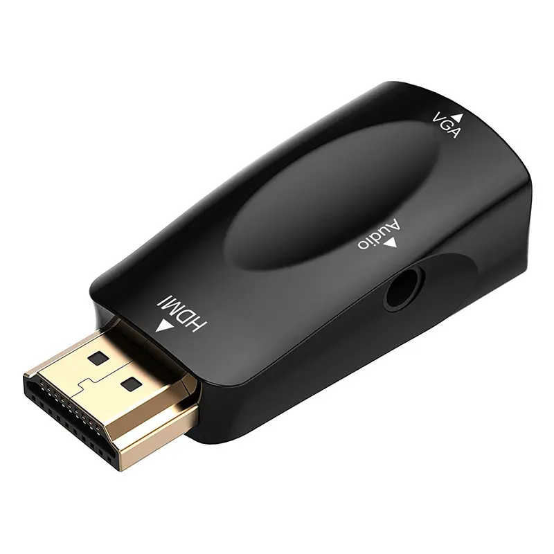 HDMI ses Video kablosu ucuz fiyat vga hdmi dönüştürücü 1080p erkek kadın hdmi vga adaptörü