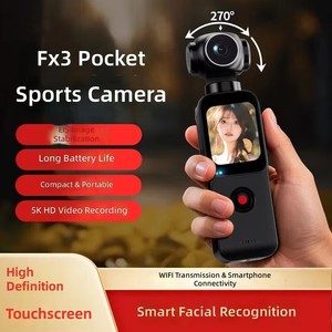 Cámara de Bolsillo 5K con Estabilización EIS, Pantalla Táctil de 1.69'', Deportiva, con Rotación Automática y Soporte para Tarjeta TF - Product Image 6