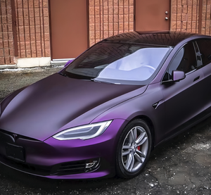 Film d'emballage de voiture violet personnalisé de haute qualité en PET résistant aux UV et anti-rayures pour la carrosserie avec changement de couleur et durée de vie de 5 ans-marque XSC - Product Image 1