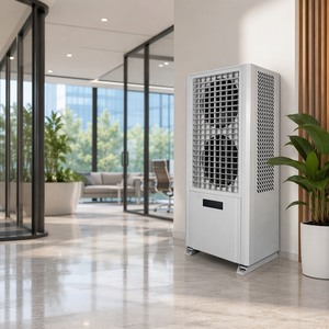 Climatiseur commercial à haute efficacité énergétique (<span class=keywords><strong>COP</strong></span> 4.8) 10 CV, à condenseur refroidi par eau, pour usage industriel, fabrication OEM - Product Image 4