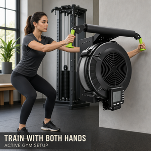 YX Wall & Power Rack Mount Air Resistance <b>Ski</b> Trainer, Commercial Wall Mount <b>Ski</b> Erg <b>Machine</b> for Gym Cardio Functional Training - Product Image 3