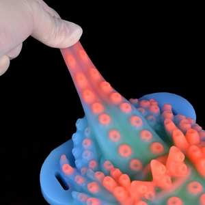 Nouveau Vibrateur Masseur à Friction et Stimulation Clitoridienne, Design Tentacules d'Octopus Colorés, pour Préliminaires et Jouets Sexuels - Product Image 5