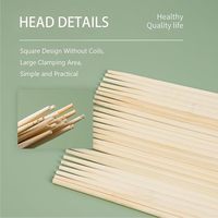 Toallero de Bambú Vertical, Organizador de Baño con 2 Ganchos, Madera Natural, Estante Flotante de Pared, Ecológico, Nuevo