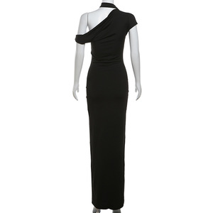 <span class=keywords><strong>Abbigliamento</strong></span> da sera Sexy per feste da donna 2024 abiti eleganti eleganti di lusso neri Maxi - Product Image 6