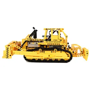 High-Tech-Fernbedienung Auto 17024 MOC-74666 Bulldozer RC Caterpillar D8K 1003 + Stück/Set Modell Bausteine Ziegel für Kinder