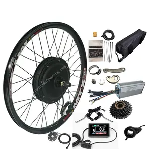 UK kostenloser Versand 26'' 27,5'' 29'' 48V 52V 2000w 1500w Elektrofahrrad-Kit E-Bike Nabenmotor-Umrüstkits MTX39 Rad