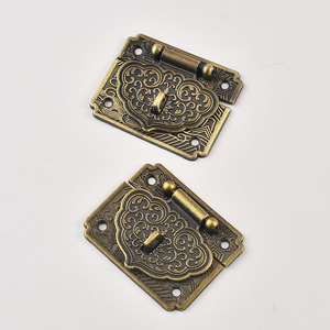 Boucle carrée en alliage de zinc, couleur bronze brossé, accessoires de quincaillerie pour la fabrication de boîtes en bois et de bagages - Product Image 4