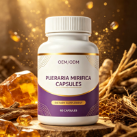 Capsules de Pueraria Mirifica pour femmes, complément alimentaire à base de plantes pour le bien-être quotidien, 60 capsules, OEM ODM