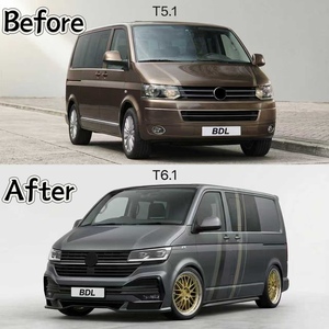 ชุดแต่งรอบคันสำหรับแปลงโฉม Vol Mul <span class=keywords><strong>T5</strong></span>.1 เป็น T6.1 ประกอบด้วยกันชนหน้า-หลัง ไฟหน้า บังโคลน ฝากระโปรงหน้า และสปอยเลอร์ - Product Image 5